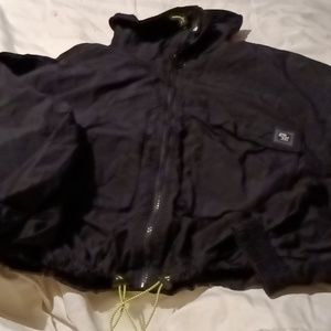 Parachute crop jacket